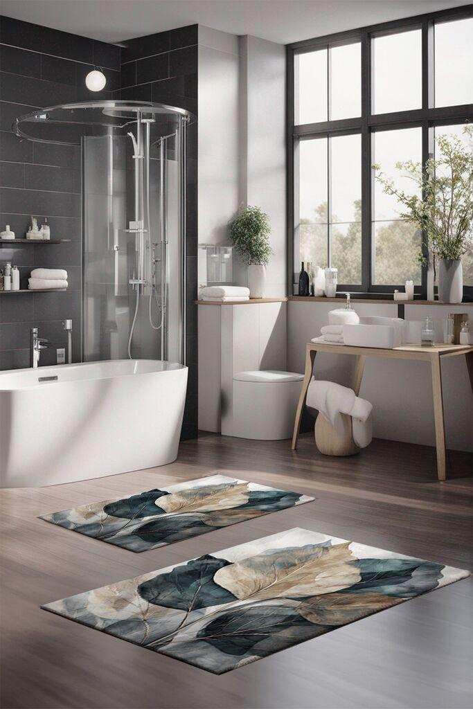 Комплет простирки за бања L'essentiel Maison CT-5413, 2 парчиња, сиви