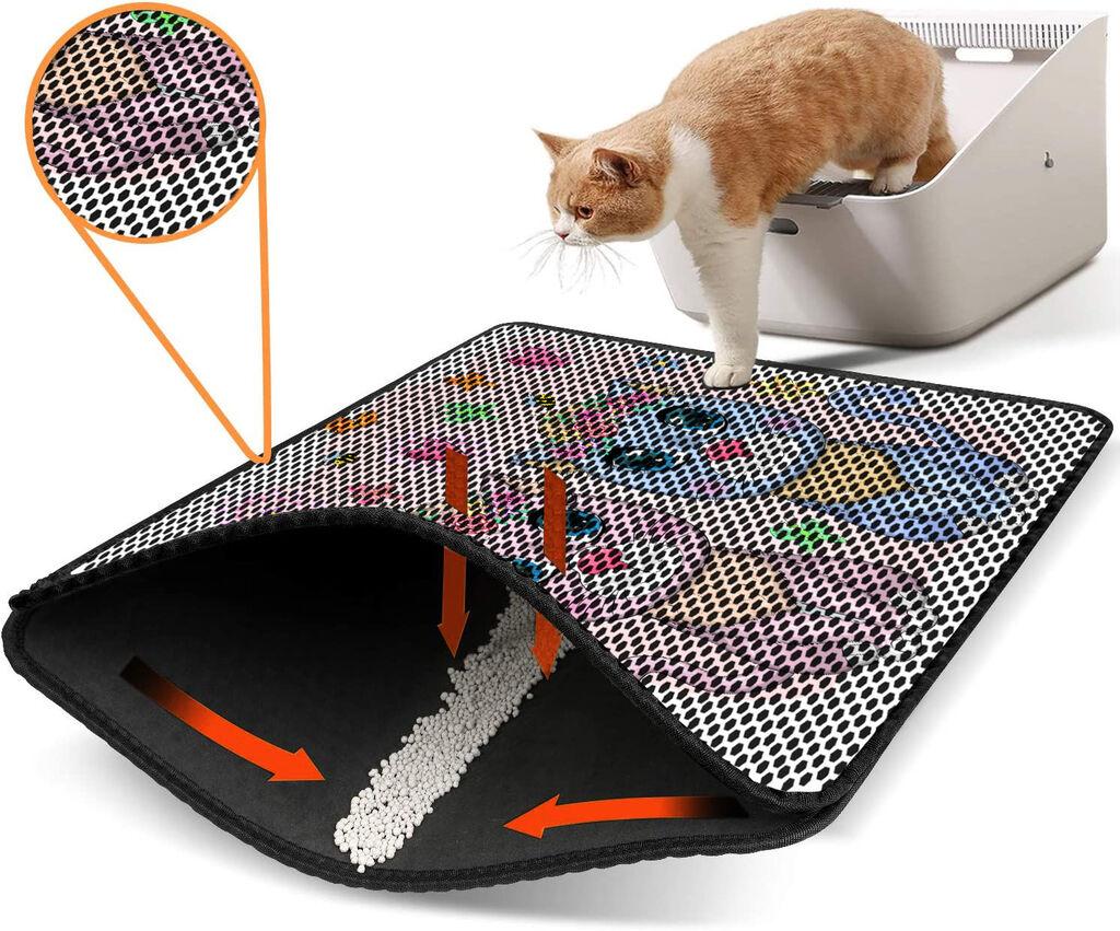 Aberto Design WC преграда за мачки Nrszn0199, 45 x 60 см, шарена