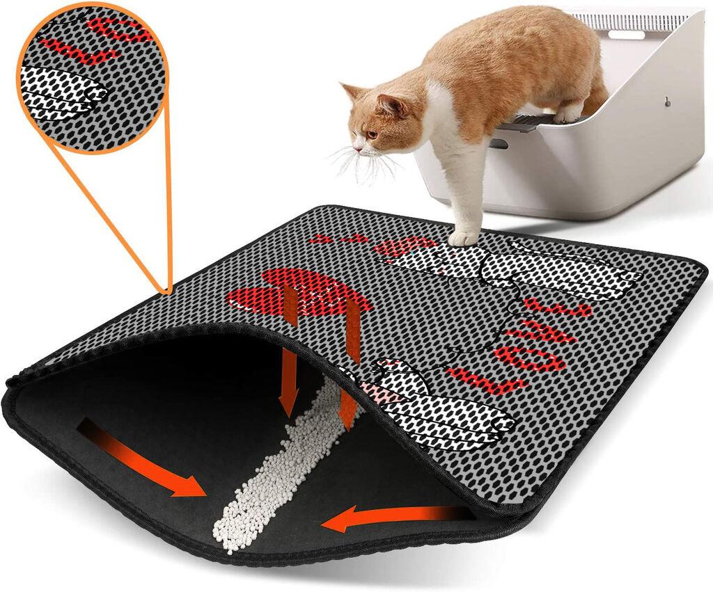 Тоалетна просторија за мачки Aberto Design Nrszn0045, 45 x 60 см, сива