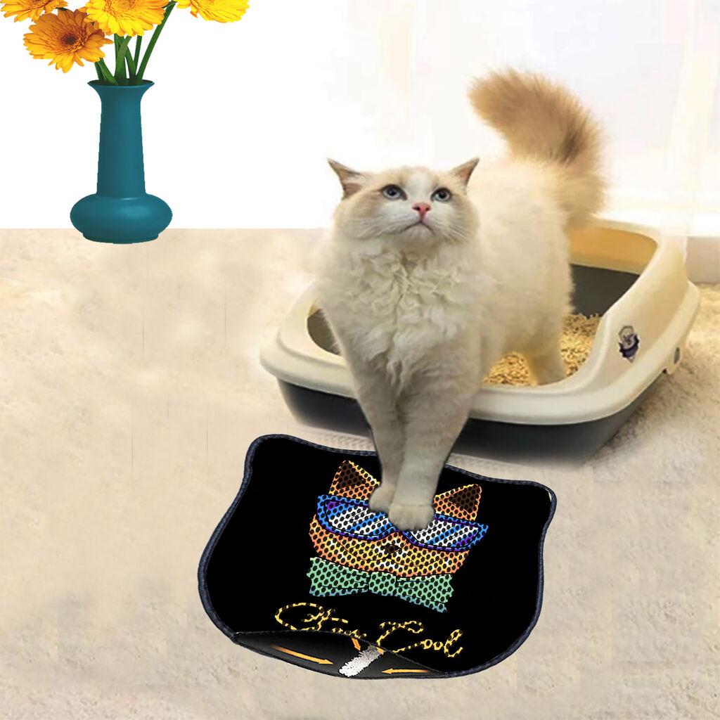 Тоалетна просторија за мачки Aberto Design Kdkafa0222, 40 x 50 см, црна