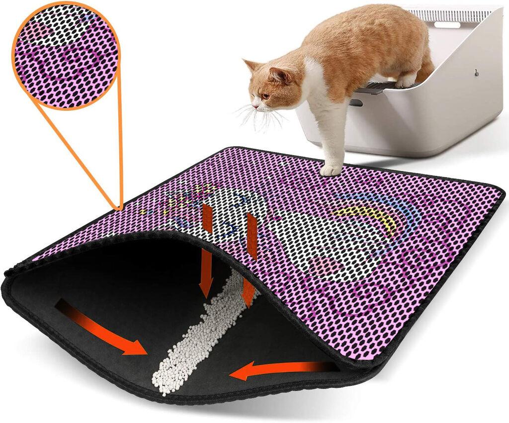 Aberto Design WC преграда за мачки Nrszn0161, 45 x 60 см, розова