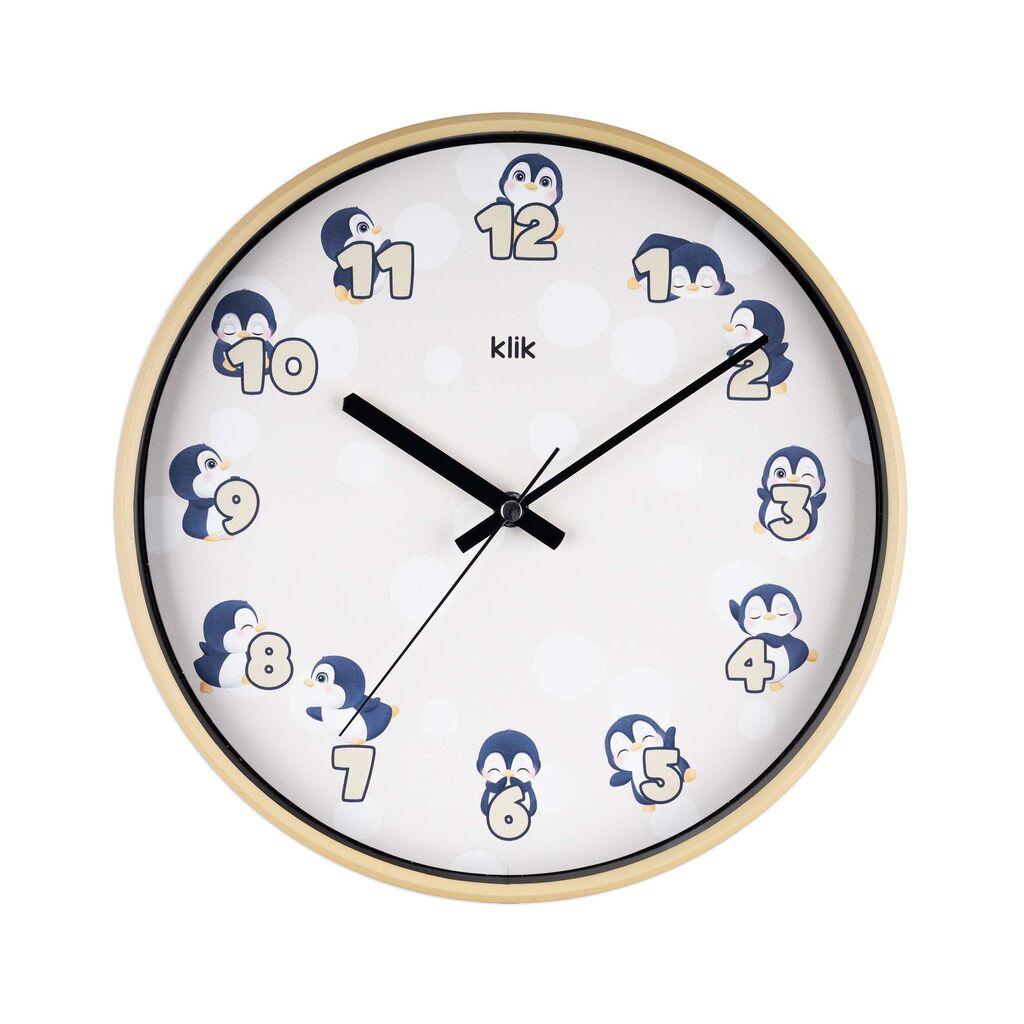 Wallity dzиден часовник Paytak, 30,5x30,5 см, беж