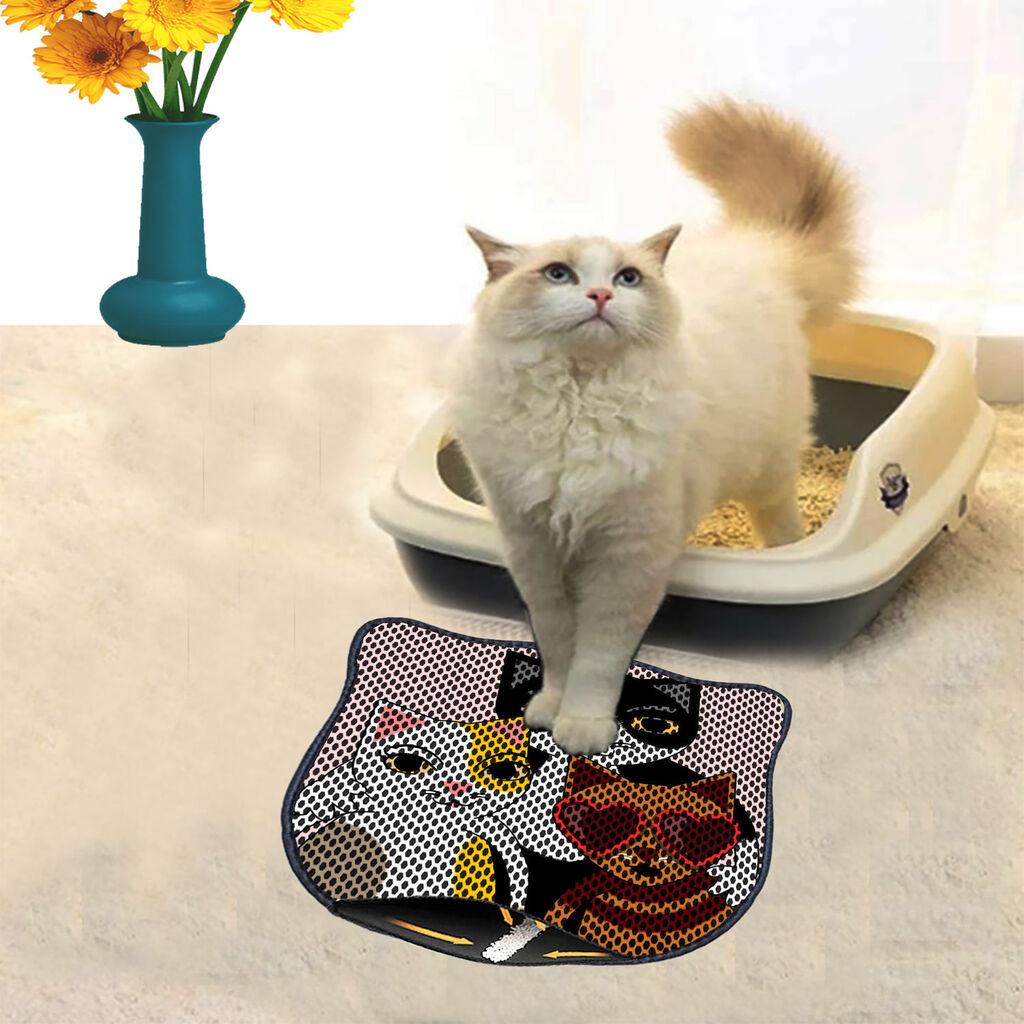 Aberto Design Тоалетна просторија за мачки Kdkafa0089, 40 x 50 см, шарена