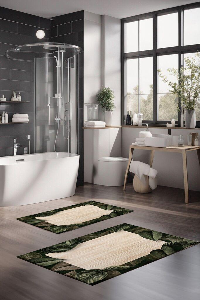 Комплет теписи за бања L'essentiel Maison CT-5339, 2 парчиња, шарени