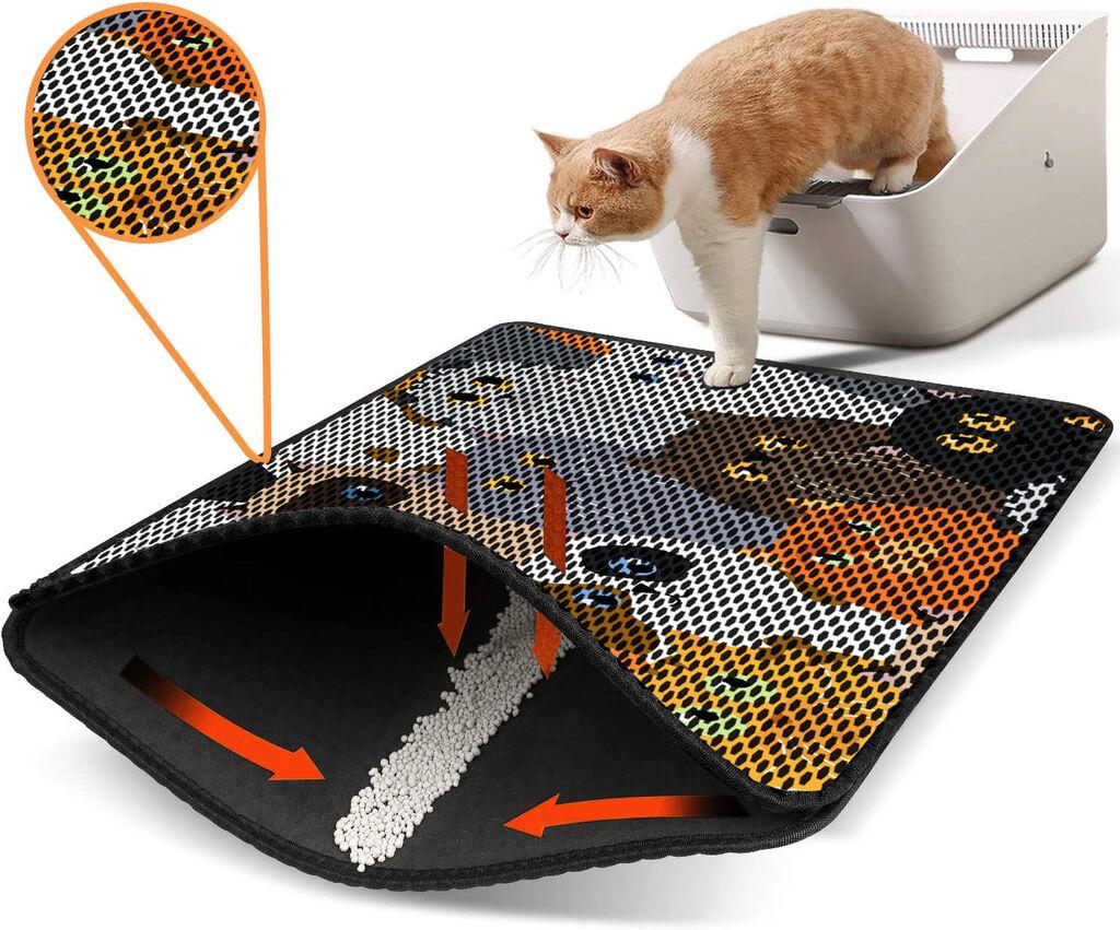 Aberto Design WC преграда за мачки Nrszn0008, 45 x 60 см, шарена