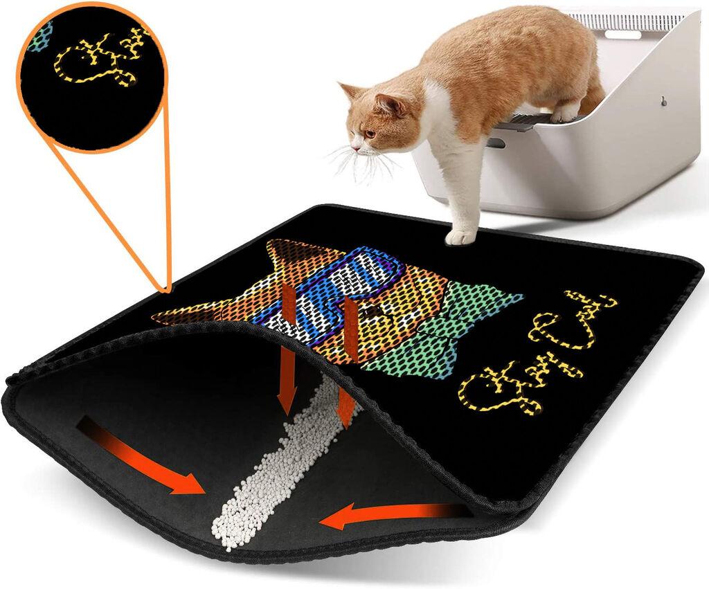 Aberto Design Тоалетна просторија за мачки Nrszn0222, 45 x 60 см, црна