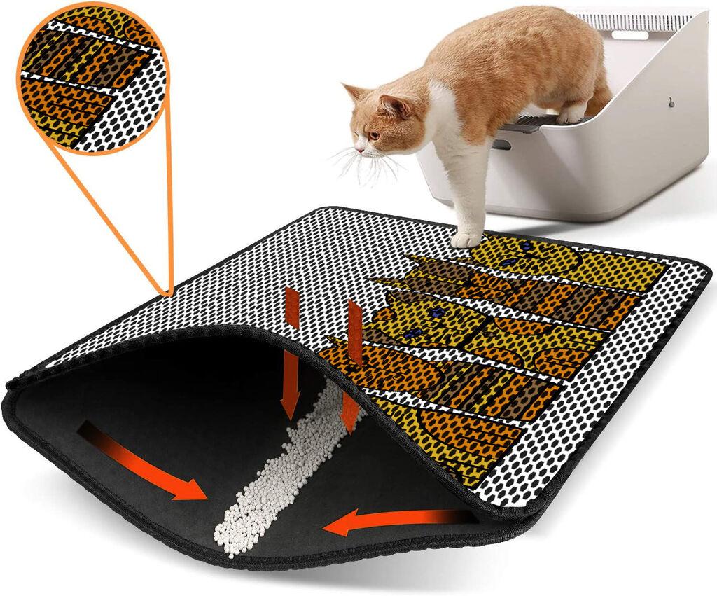 Тоалетна просторија за мачки Aberto Design Nrszn0229, 45 x 60 см, бела