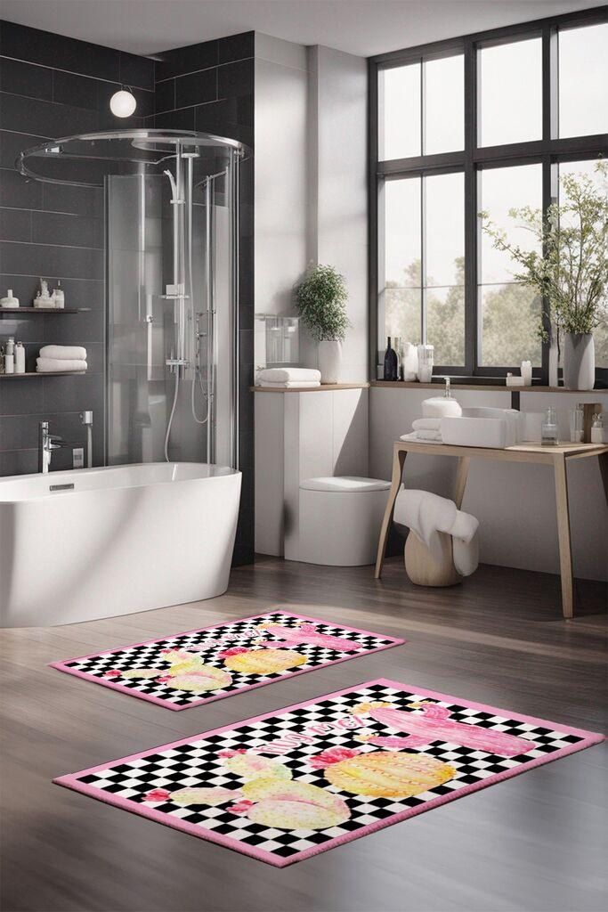 Комплет подлошки за бања L'essentiel Maison CT-5281, 2 парчиња, шарени