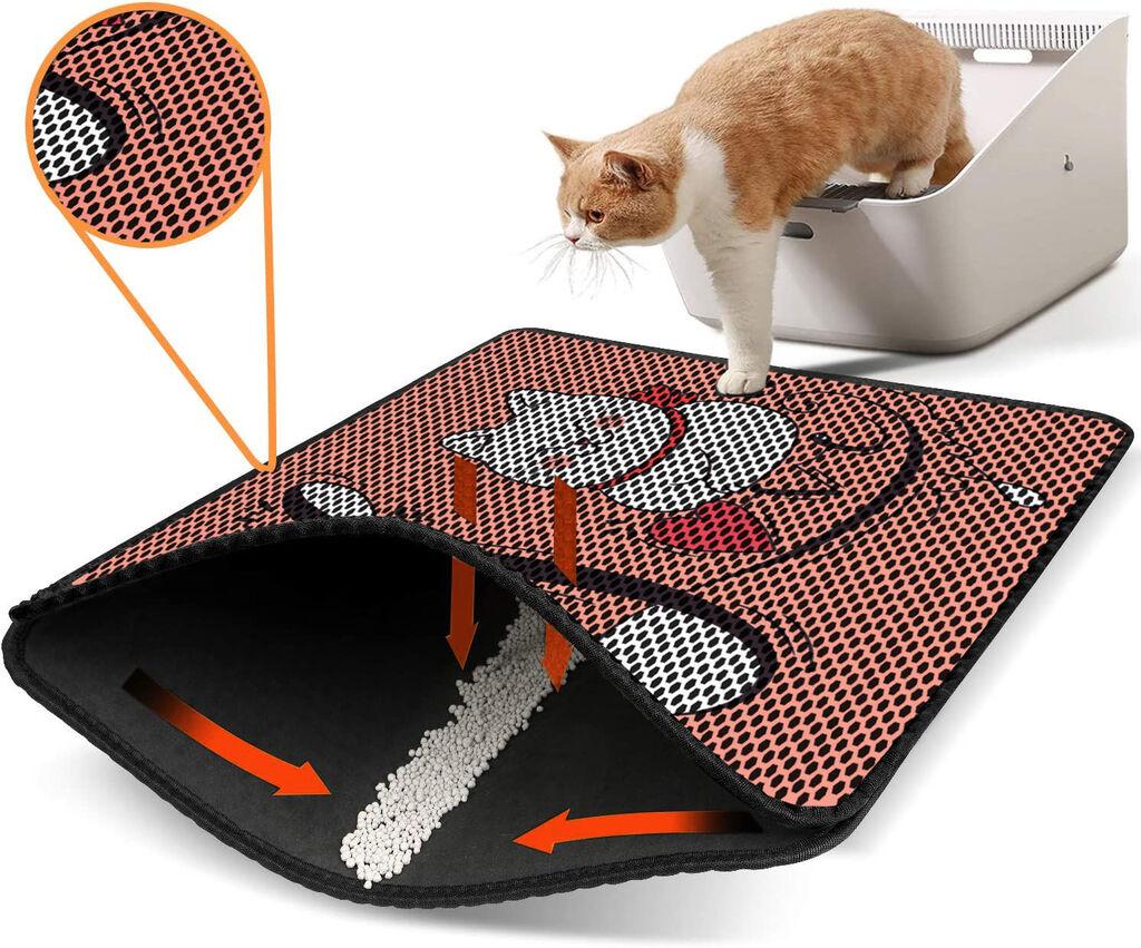 Aberto Design WC преграда за мачки Nrszn0083, 45 x 60 см, светло розова