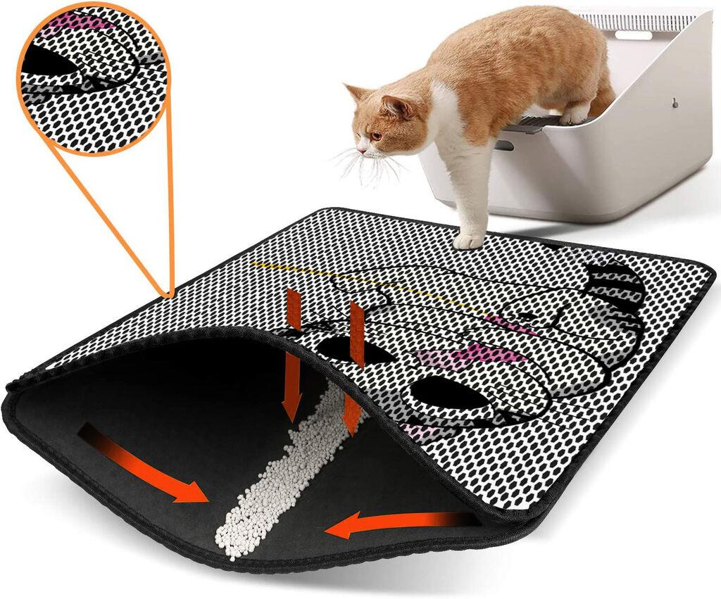 Тоалетна просторија за мачки Aberto Design Nrszn0138, 45 x 60 см, бела