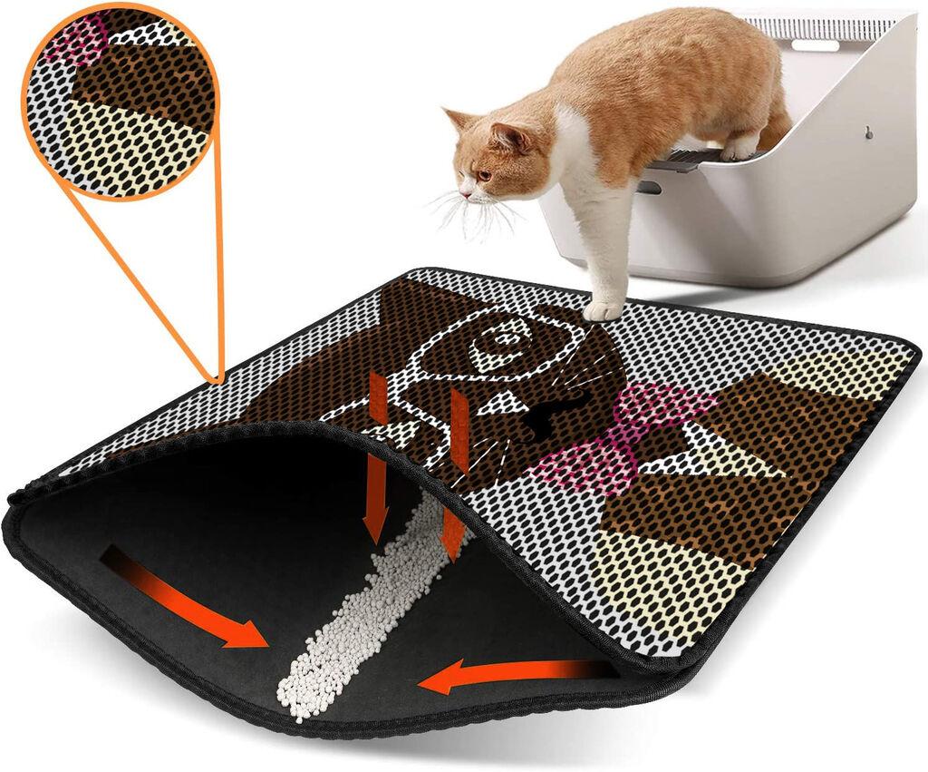 Тоалетна просторија за мачки Aberto Design Nrszn0187, 45 x 60 см, кафеава