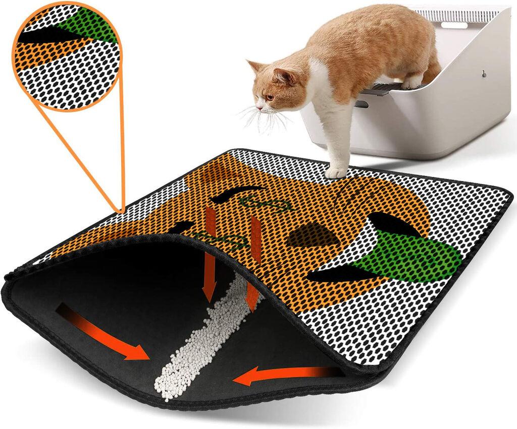 Aberto Design WC преграда за мачки Nrszn0241, 45 x 60 см, портокалова