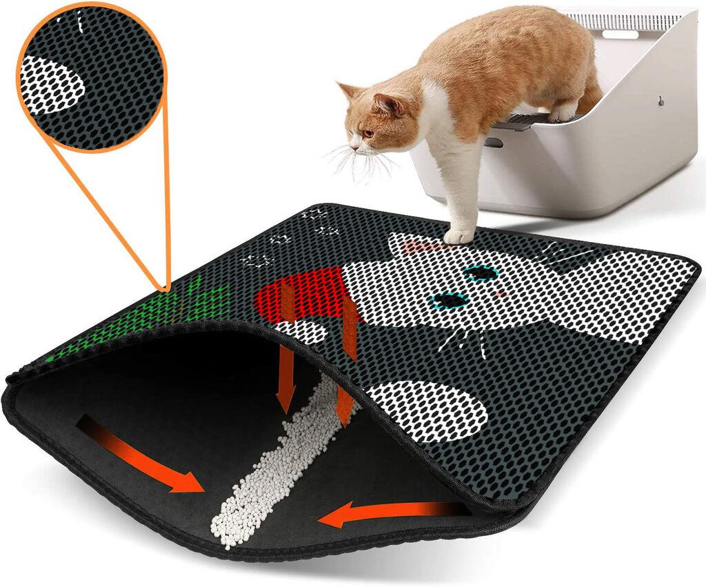 Тоалетна просторија за мачки Aberto Design Nrszn0185, 45 x 60 см, сива