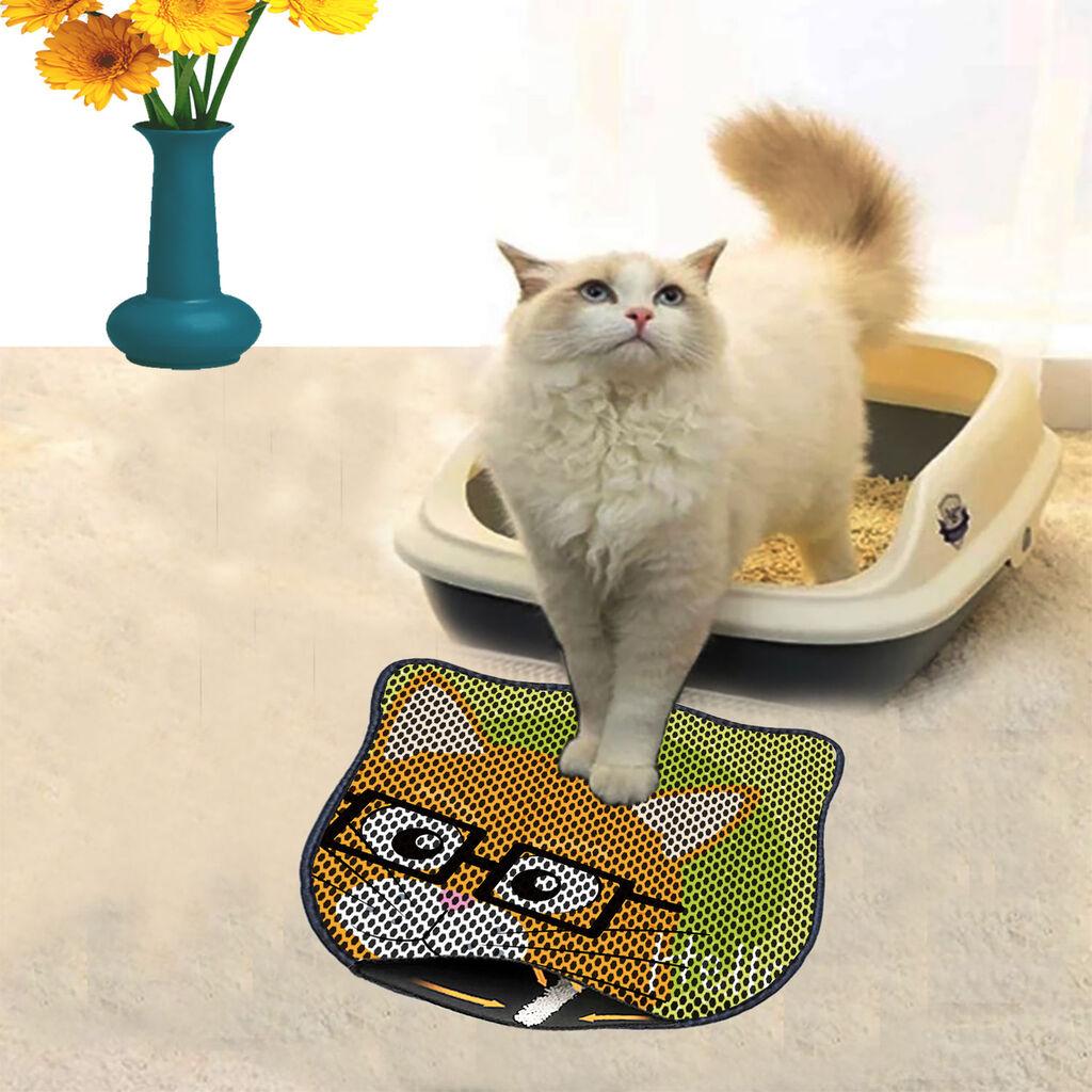 Aberto Design Тоалетна просторија за мачки Kdkafa0144, 40 x 50 см, Шарена