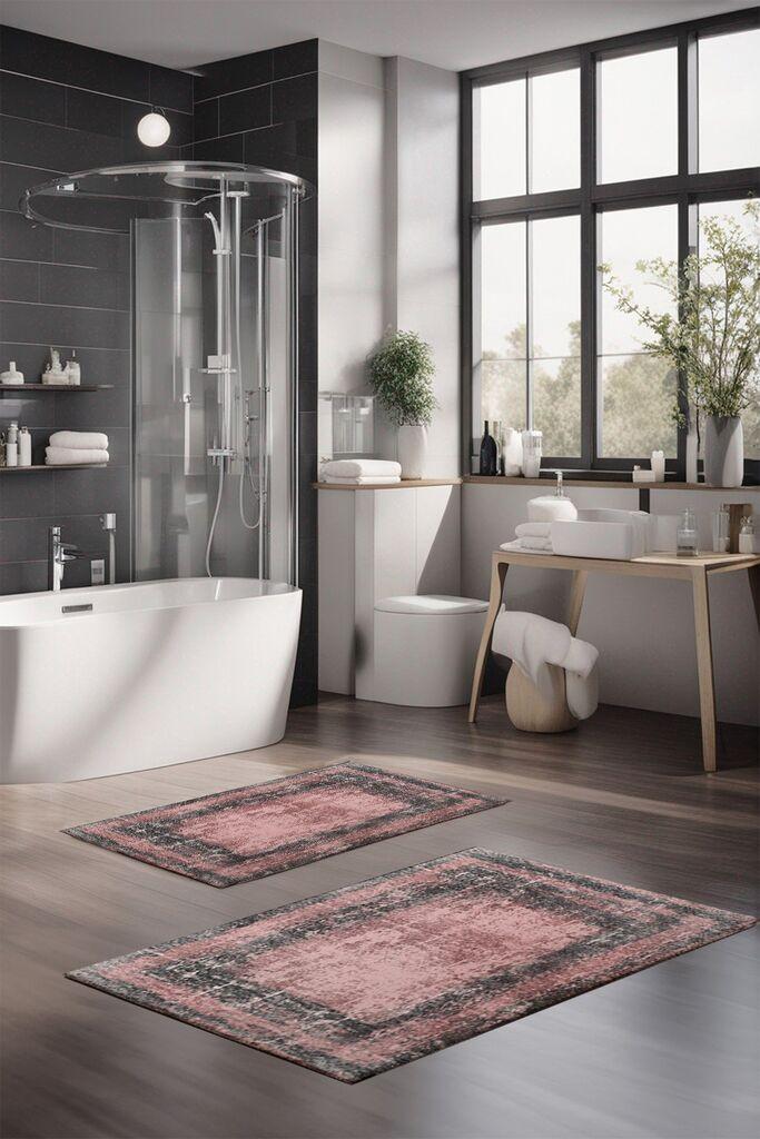 Комплет подлошки за бања L'essentiel Maison CT-5084, 2 парчиња, шарени