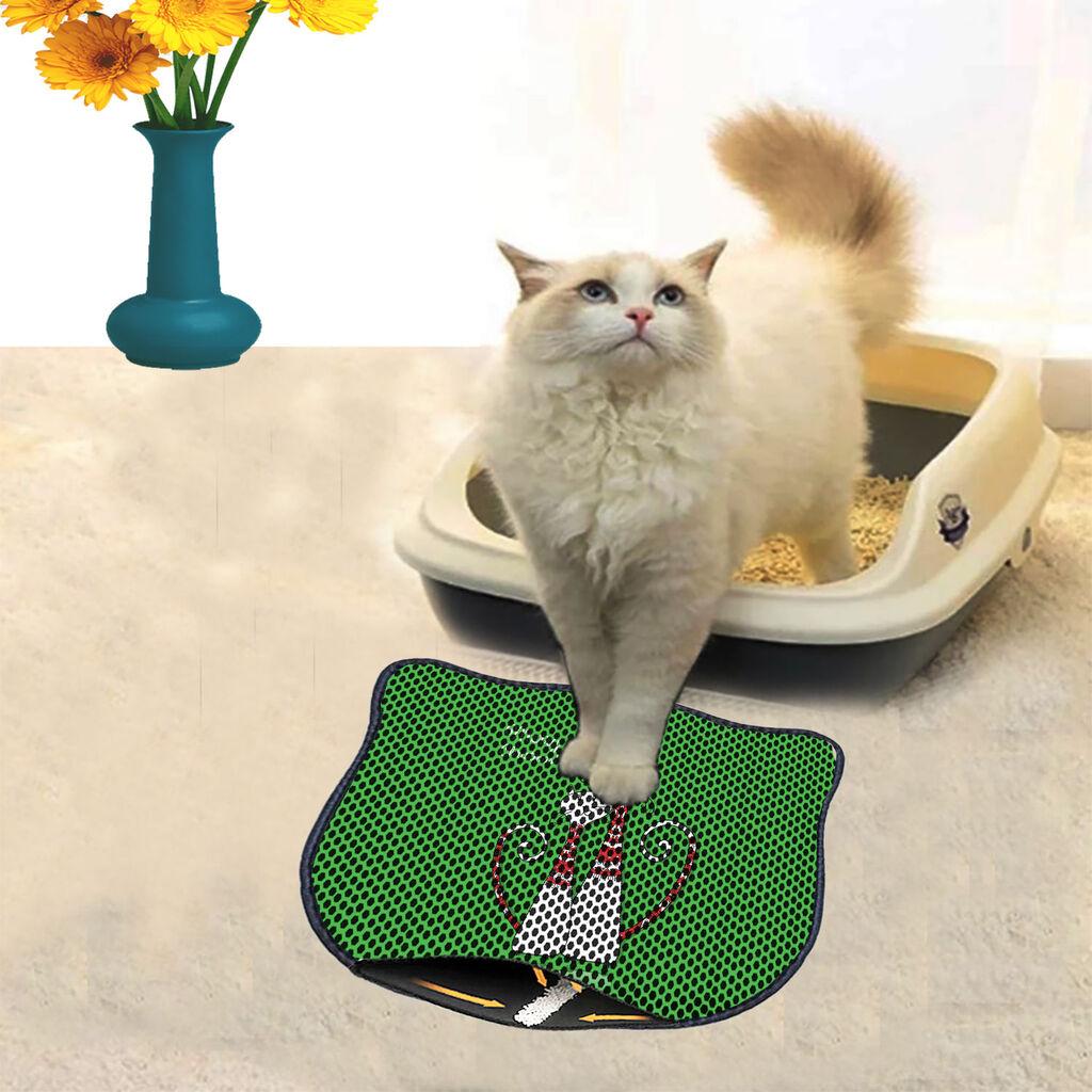 Aberto Design Тоалетна просторија за мачки Kdkafa0032, 40 x 50 см, зелена