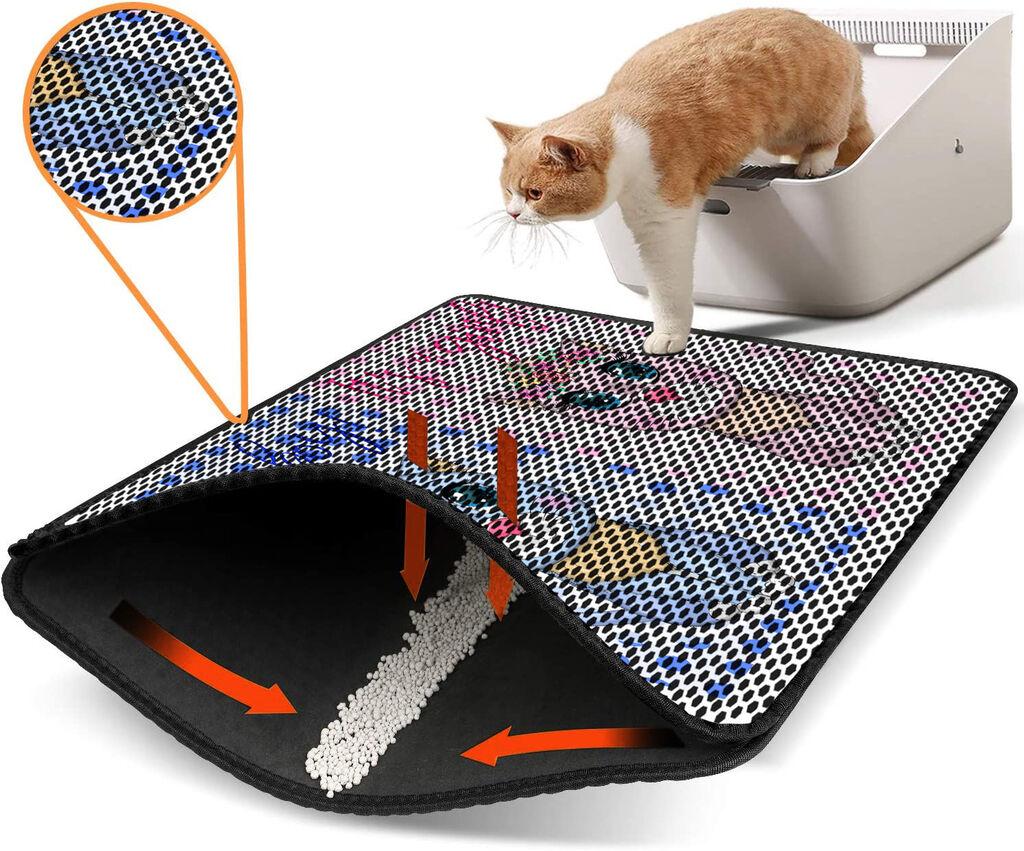 Aberto Design WC преграда за мачки Nrszn0197, 45 x 60 см, шарена