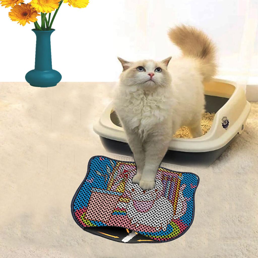 Aberto Design Тоалетна просторија за мачки Kdkafa0054, 40 x 50 см, Шарена