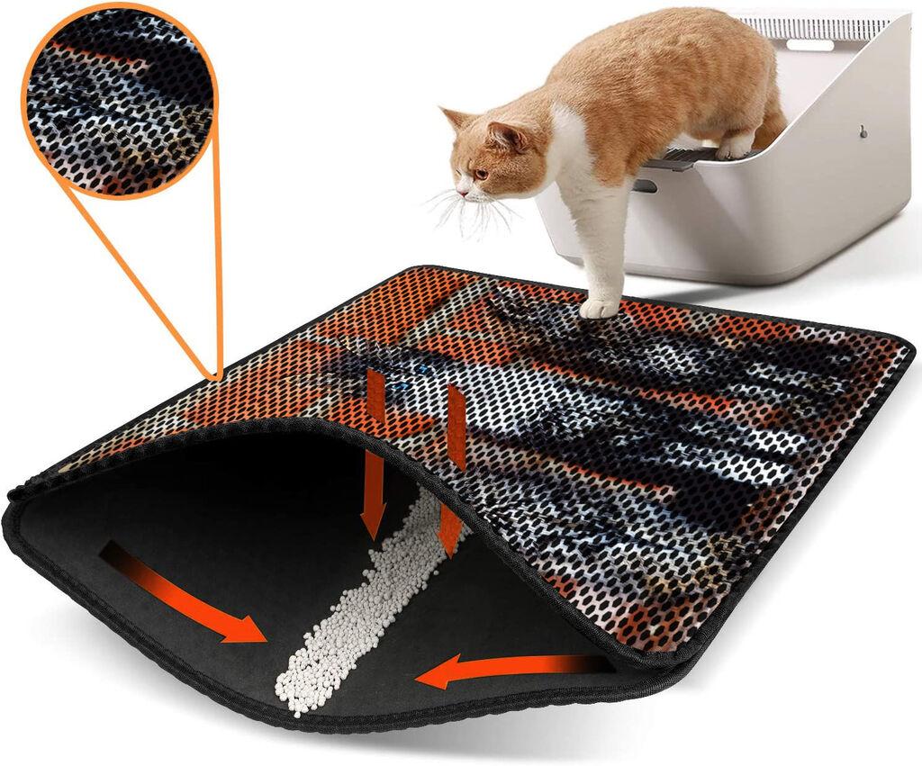 Aberto Design WC преграда за мачки Nrszn0020, 45 x 60 см, шарена