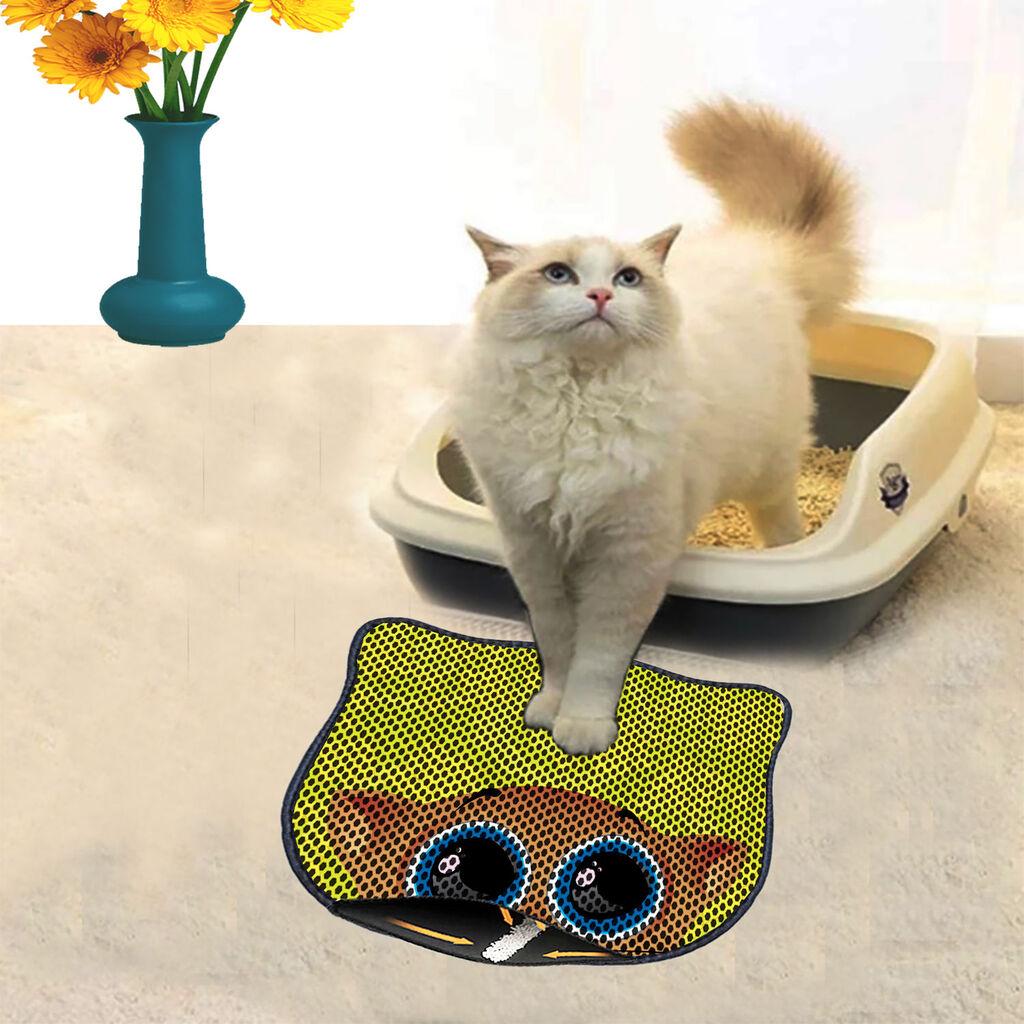 Тоалетна просторија за мачки Aberto Design Kdkafa0238, 40 x 50 см, жолта