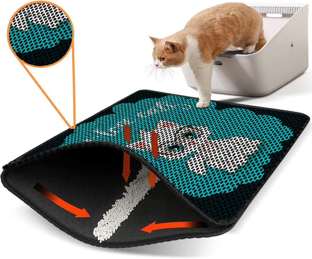 Aberto Design WC преграда за мачки Nrszn0057, 45 x 60 см, сина