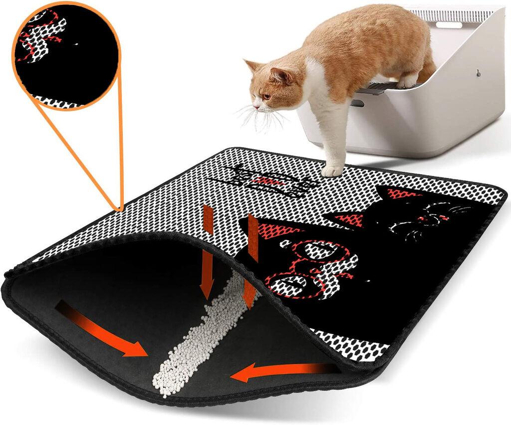 Aberto Design Тоалетна просторија за мачки Nrszn0215, 45 x 60 см, црна