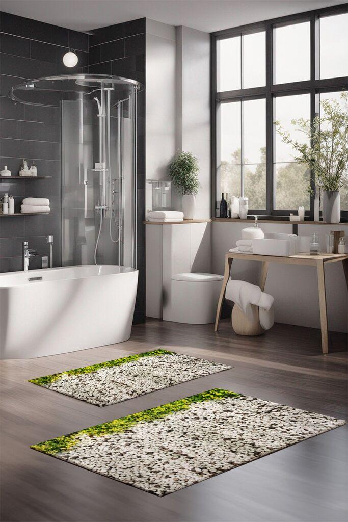 Комплет теписи за бања L'essentiel Maison CT-5315, 2 парчиња, шарени