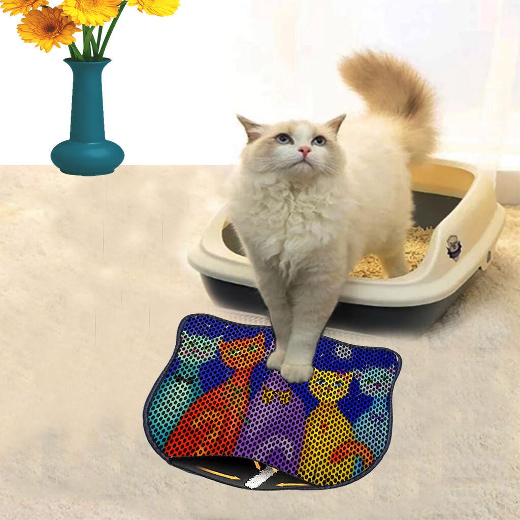 Тоалетна просторија за мачки Aberto Design Kdkafa0121, 40 x 50 см, шарена