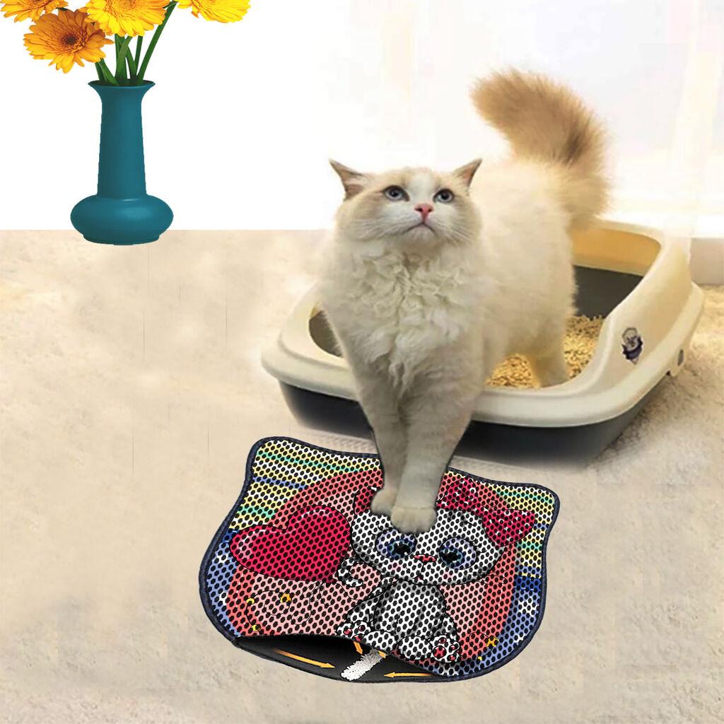 Aberto Design Тоалетна просторија за мачки Kdkafa0069, 40 x 50 см, шарена