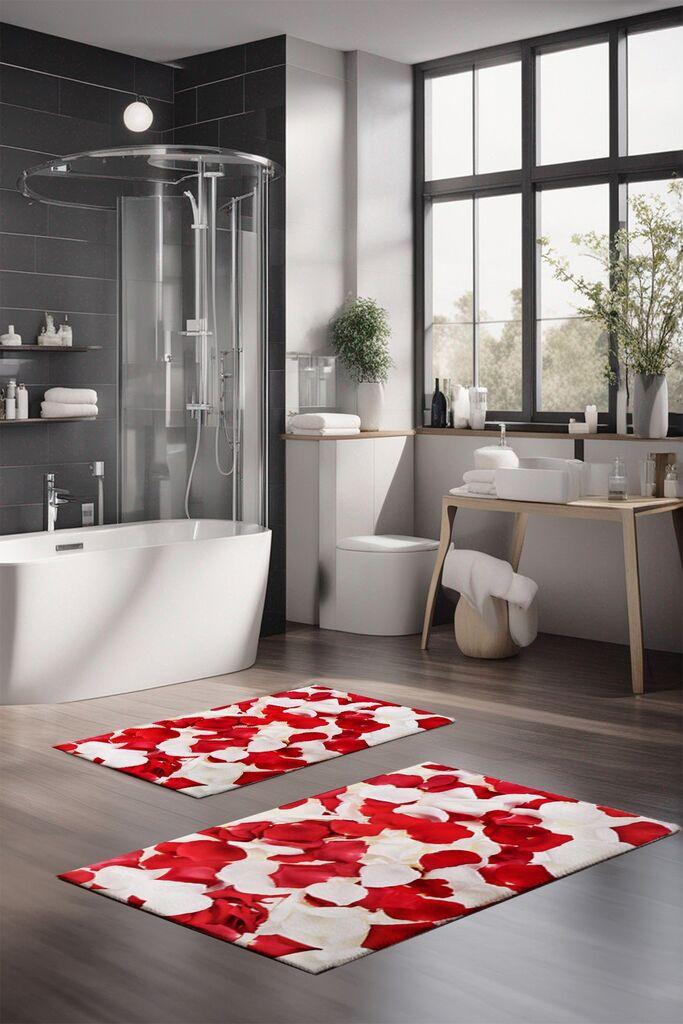 Комплет теписи за бања L'essentiel Maison CT-5223, 2 парчиња, шарени