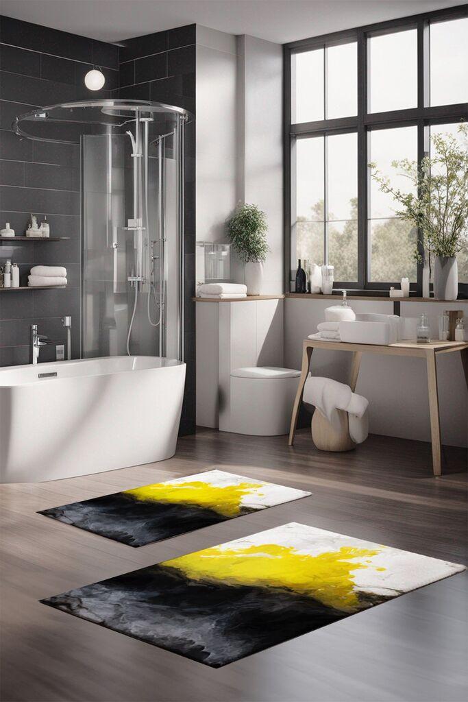 Комплет подлошки за бања L'essentiel Maison CT-5043, 2 парчиња, шарени