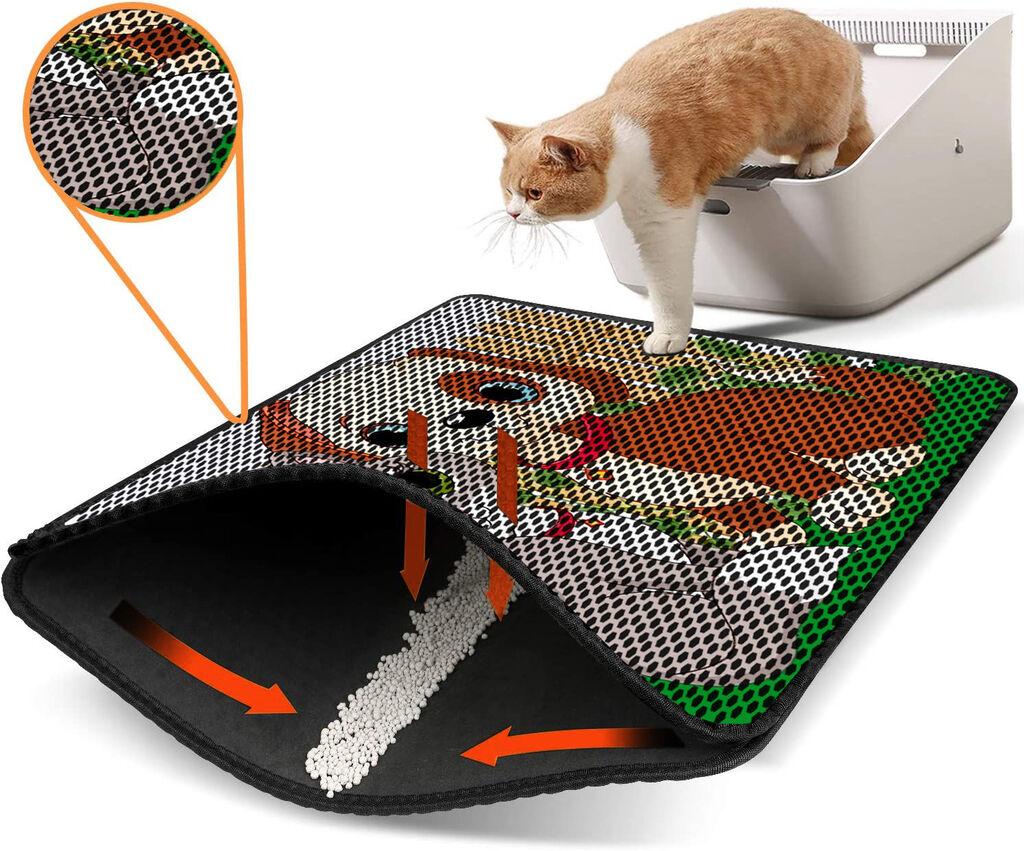 Aberto Design WC преграда за мачки Nrszn0157, 45 x 60 см, шарена