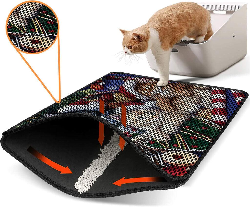 Aberto Design WC преграда за мачки Nrszn0177, 45 x 60 см, шарена