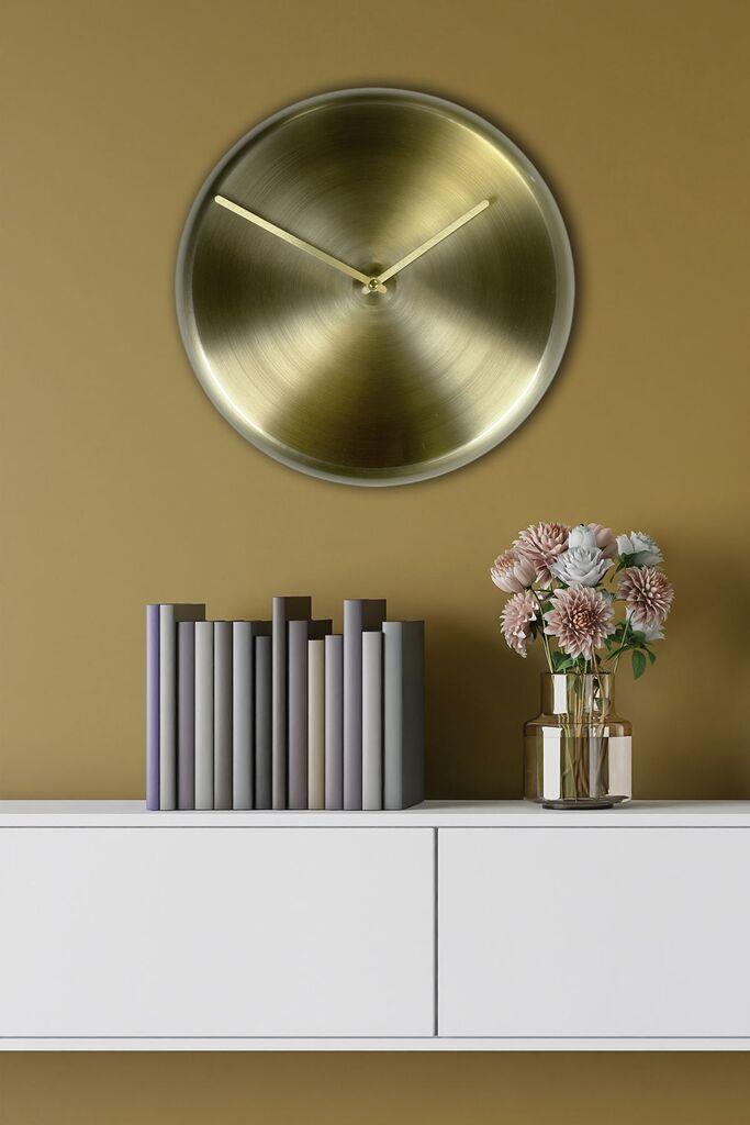 Wallity dzиден часовник 30Sivmetsaat, 30x30 см, златна боја