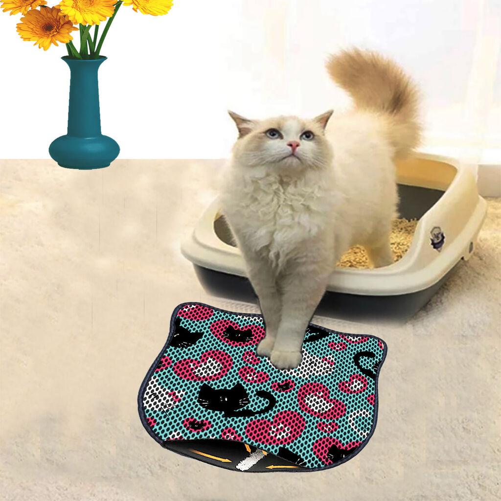 Aberto Design Тоалетна просторија за мачки Kdkafa0186, 40 x 50 см, шарена