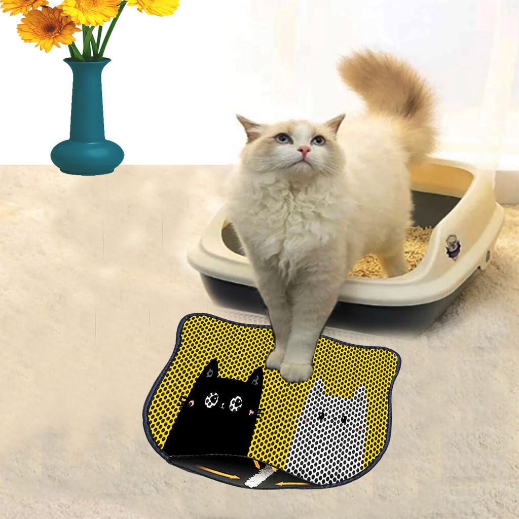 Aberto Design WC преграда за мачки Kdkafa0193, 40 x 50 см, жолта