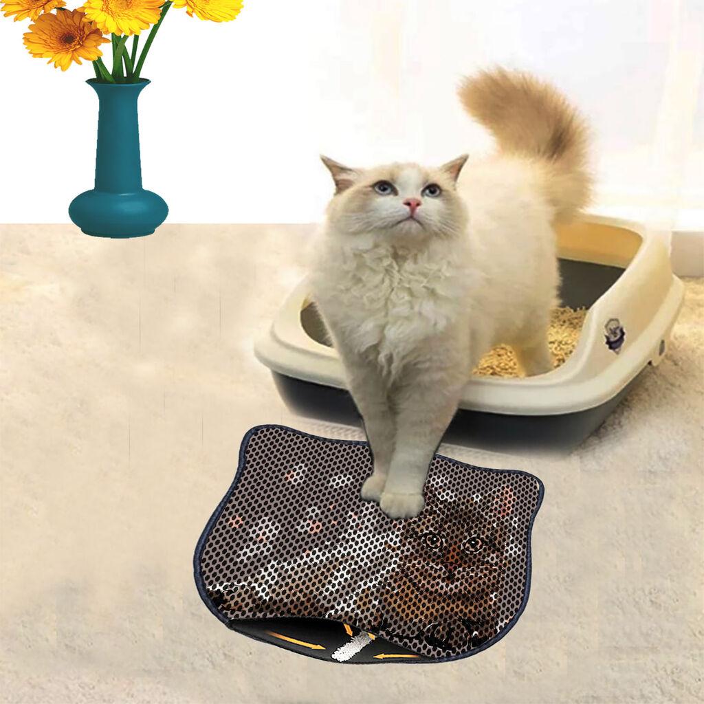 Тоалетна просторија за мачки Aberto Design Kdkafa0125, 40 x 50 см, кафеава