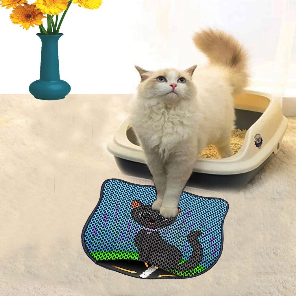 Тоалетна просторија за мачки Aberto Design Kdkafa0156, 40 x 50 см, сина