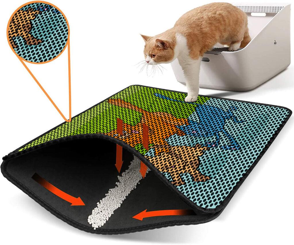 Aberto Design WC преграда за мачки Nrszn0232, 45 x 60 см, шарена