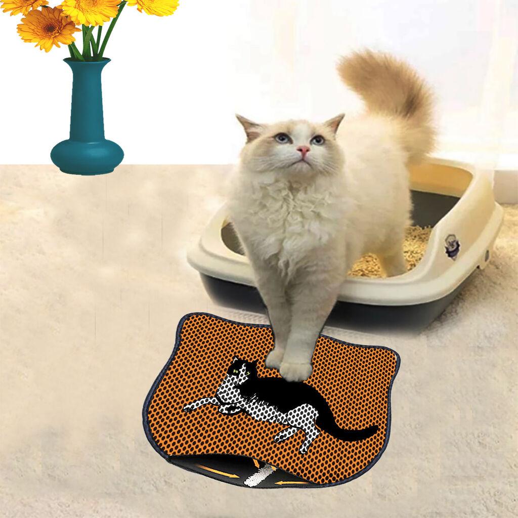 Тоалетна просторија за мачки Aberto Design Kdkafa0014, 40 x 50 см, портокалова