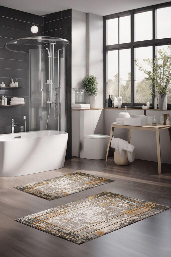 Комплет подлошки за бања L'essentiel Maison CT-5097, 2 парчиња, шарени