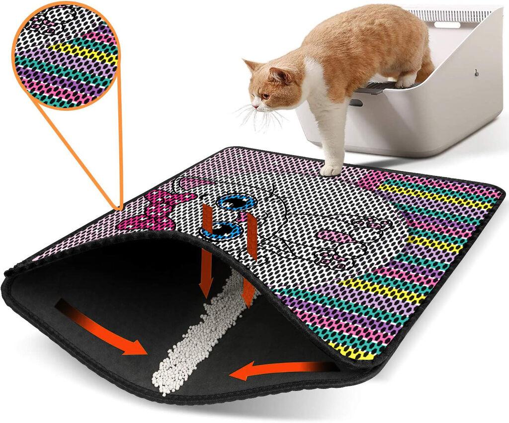 Aberto Design WC преграда за мачки Nrszn0068, 45 x 60 см, шарена