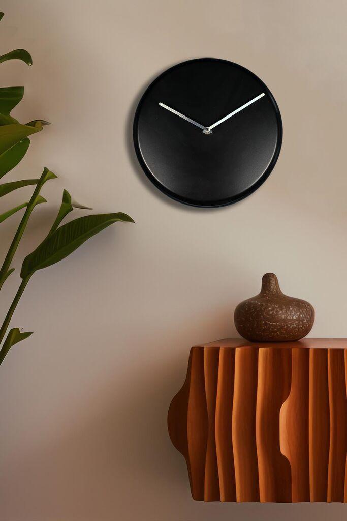 Wallity dzиден часовник 30Sivmet, 30x30 см, црн