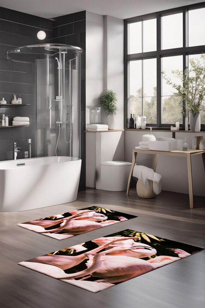 Комплет простирки за бања L'essentiel Maison CT-5340, 2 парчиња, шарени