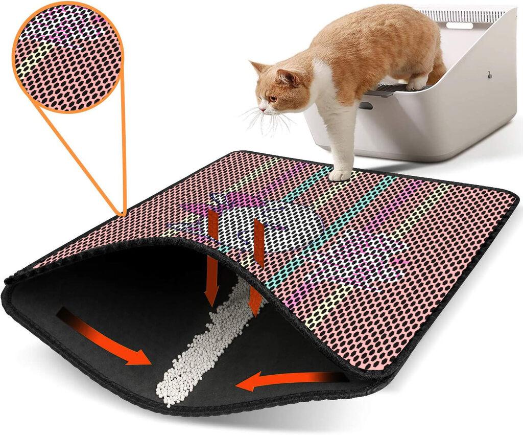 Aberto Design WC преграда за мачки Nrszn0009, 45 x 60 см, розова