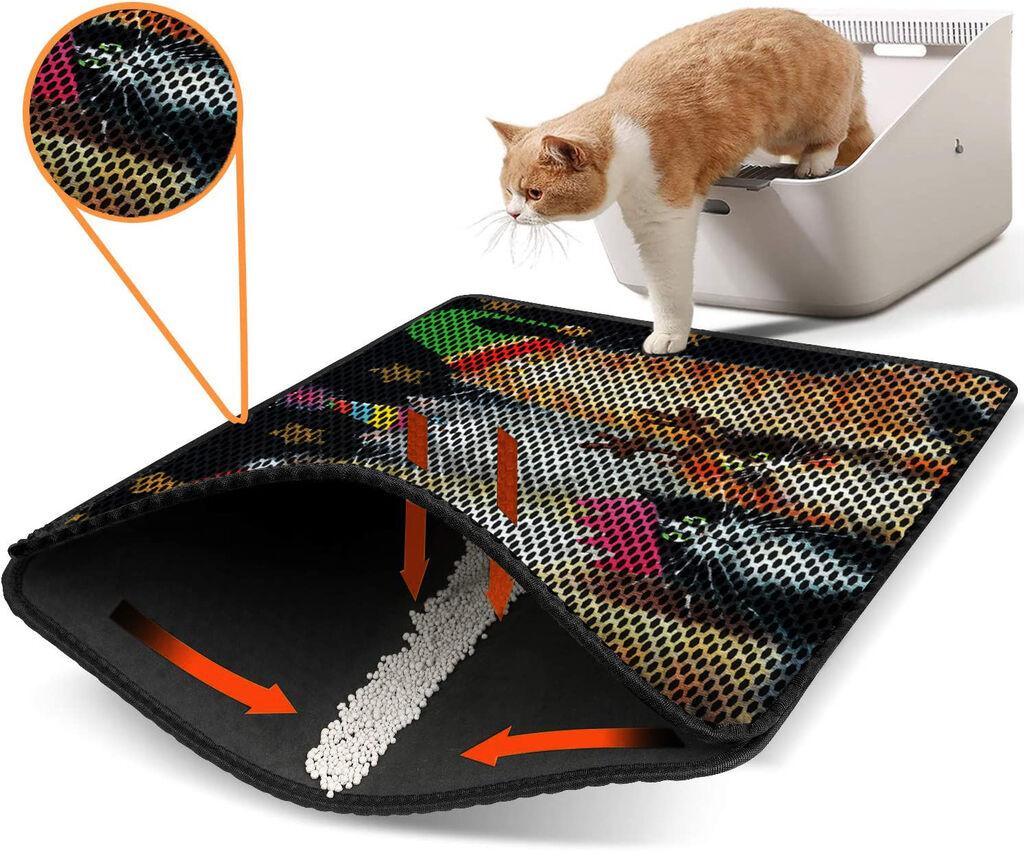 Aberto Design WC преграда за мачки Nrszn0168, 45 x 60 см, шарена