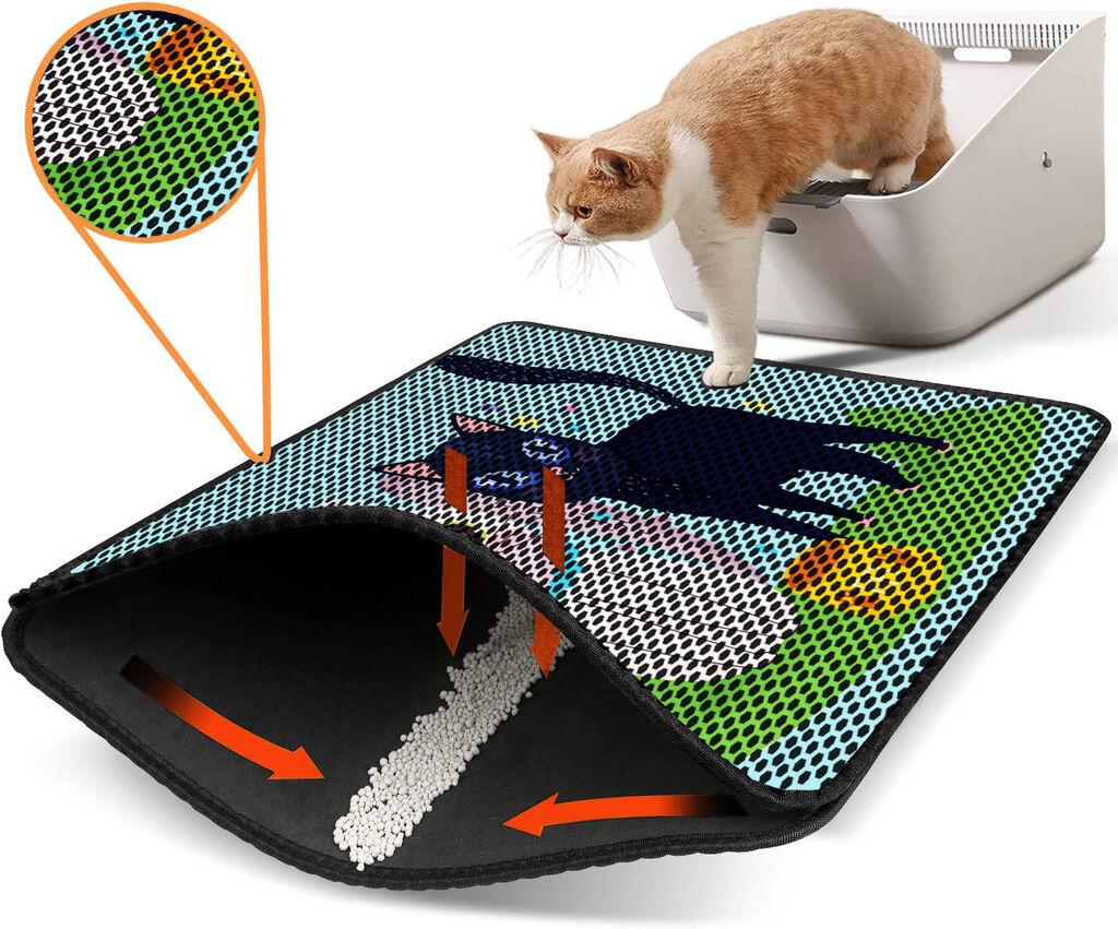 Aberto Design WC преграда за мачки Nrszn0072, 45 x 60 см, шарена