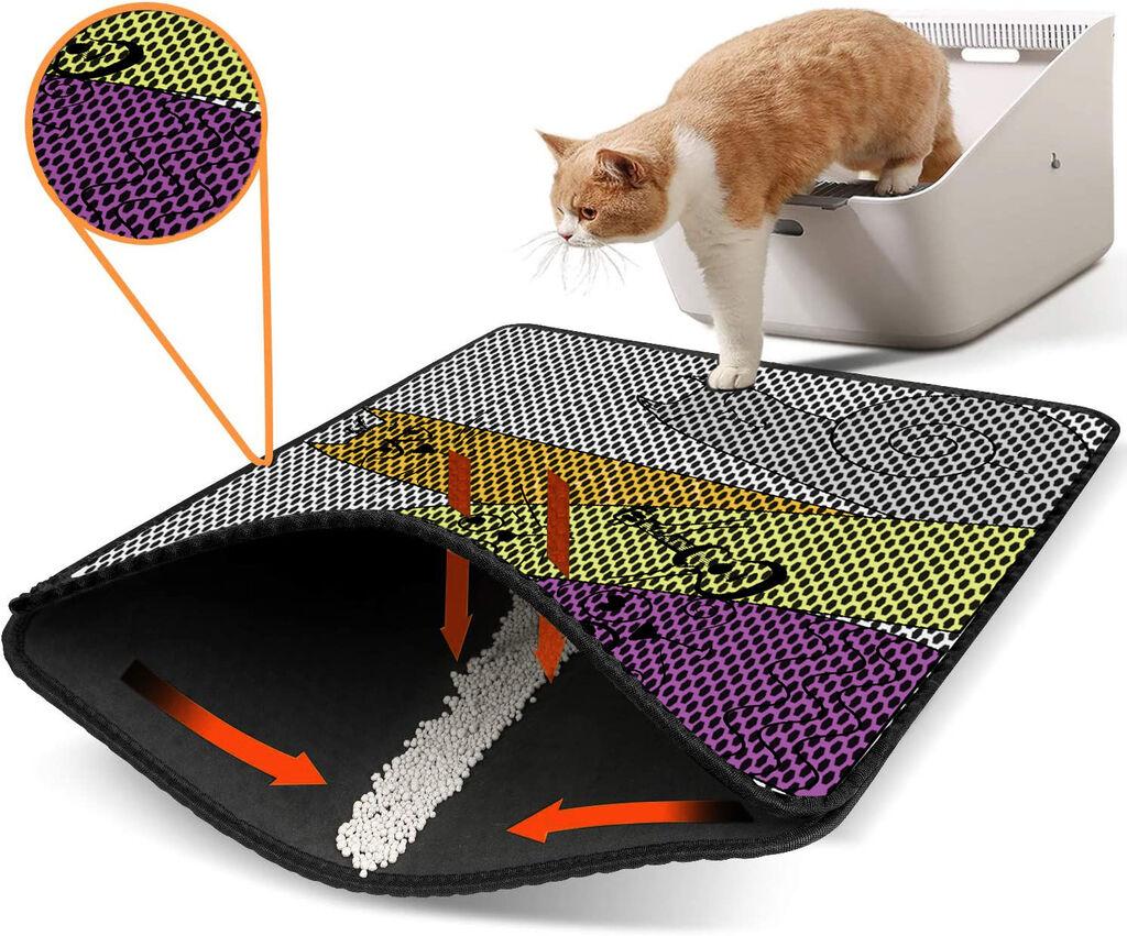 Aberto Design WC преграда за мачки Nrszn0250, 45 x 60 см, шарена