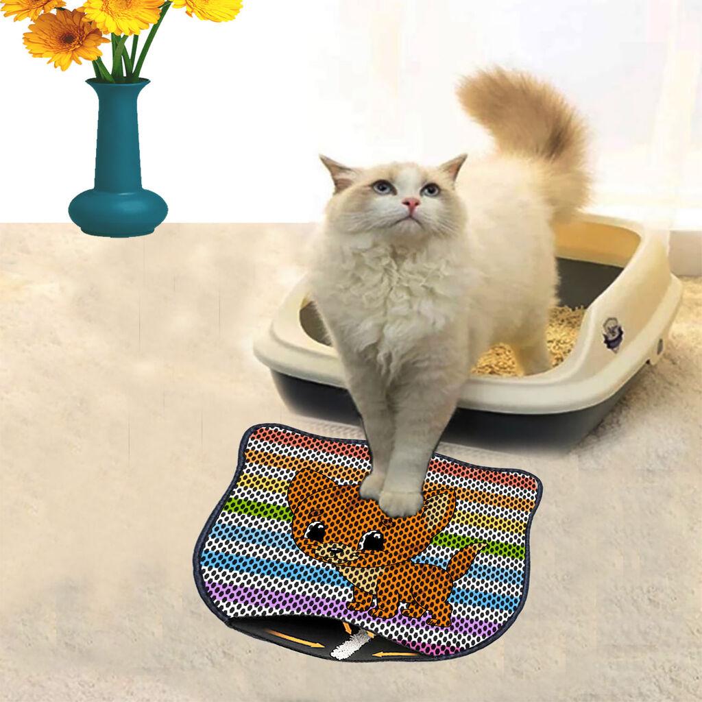 Aberto Design Тоалетна просторија за мачки Kdkafa0239, 40 x 50 см, шарена