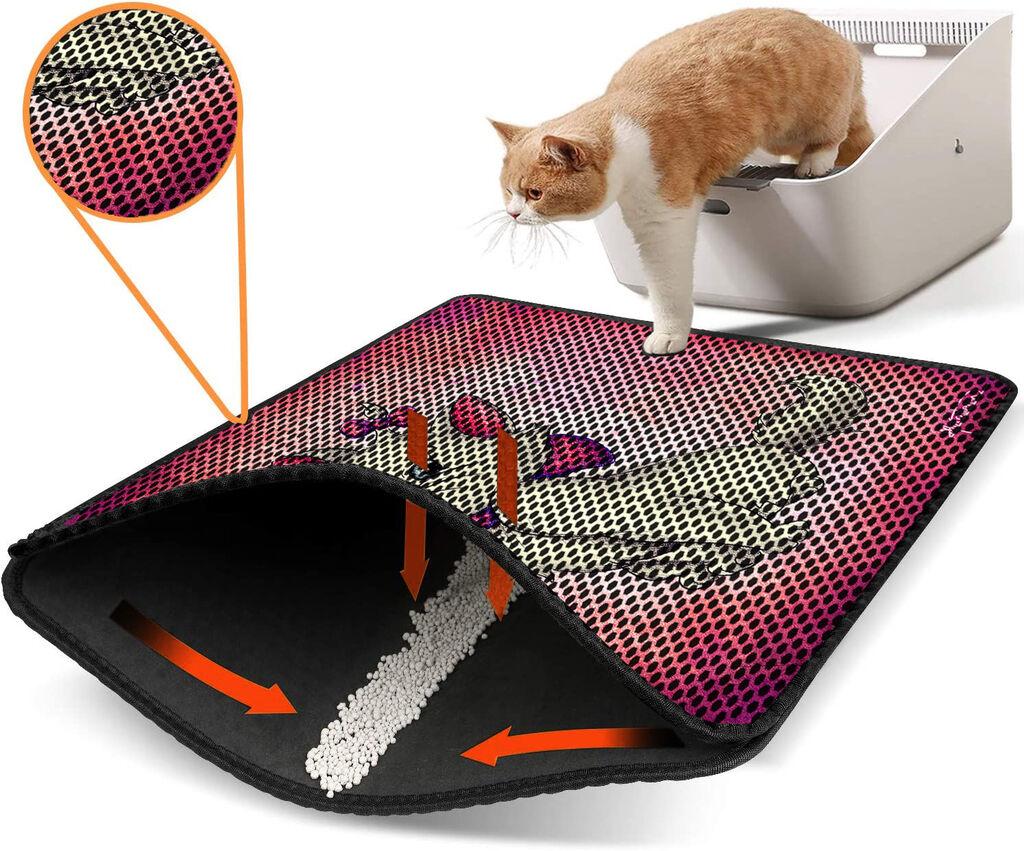 Aberto Design WC преграда за мачки Nrszn0143, 45 x 60 см, розова